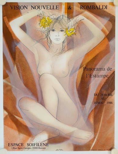 Affiche valadié 1986 - j.b.,
