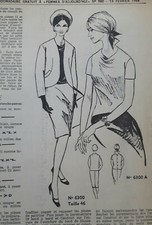 PATRON  BLOUSE TAILLEUR JUPE