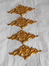Ancien trou de clé entoure écussons x 4 meubles français Ormalu ancien stock