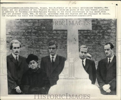 1971 press photo - press, president