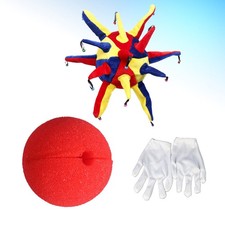 3 pcs Clown Costume Ensembles
