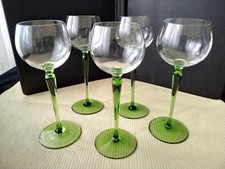 5 Verres à vin blanc d'Alsace