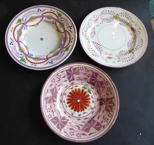 Assiettes faience anglaise - 3,