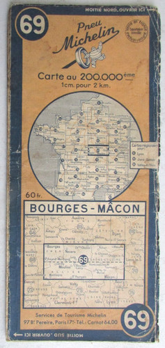 Carte touristique bourges - touristique, 69