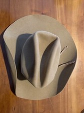 Resistol Tan Self Conforming Cowboy Long Oval Size 7