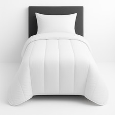 Couette Blanche Mi-saison - 140x200 - 1 personne - Spécial Automne - MORTREUX