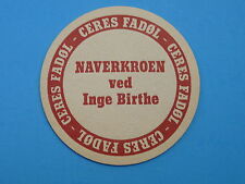 Danois Bière Barre dessous de Verre ~ Ceres Fadol ~ Brewed Hancock Bryggerierne~