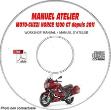 NORGE 1200 GT 11 - Manuel Atelier CDROM MOTOGUZZI Expédition - --, Support - CD