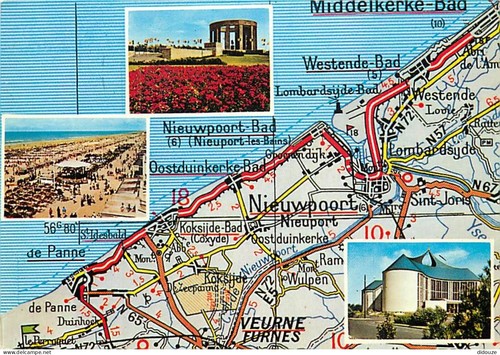 Carte postale belgique - postale,