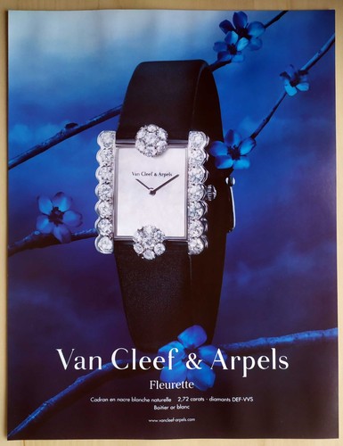 Publicité papier montre van - -,