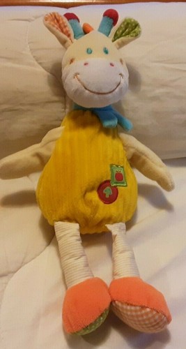 Doudou peluche vache girafe - vache,