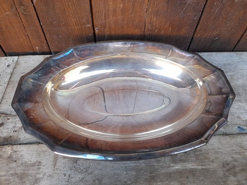 Plat corbeille métal - , argenté