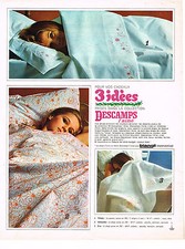 PUBLICITE  1967   DESCAMPS LAINE  draps