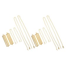  Lot de 2 poids d'horloge de rechange en fer pour horloge murale, chaîne