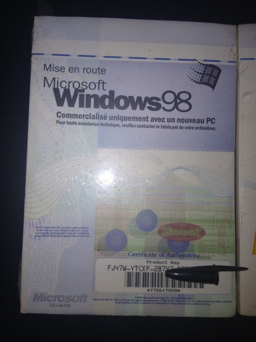 Licence windows - licence, 98