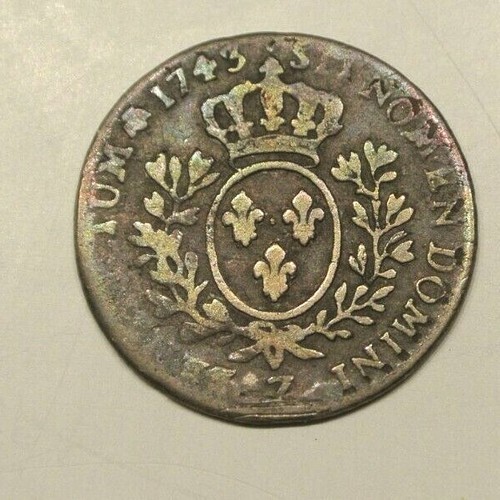 Louis ecu 1743 - xv,
