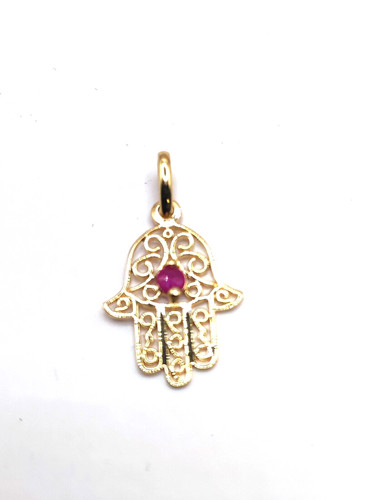 Pendentif main fatma - fatma, or