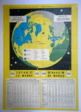 OTAN 10TH ANNIVERSARY  1949-1959 ORIGINAL POSTER 20TH CENTURY
