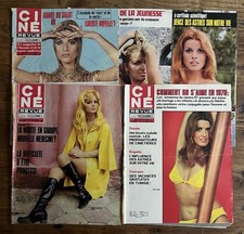 Lot de 5 magazines CINE REVUE de 1970 - Cinéma Télévision Star Actualité Vedette
