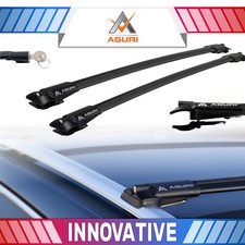 Alu Noir Barres de toit pour