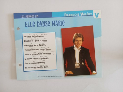 Carte fiche francois valery - -,
