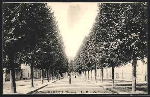Cpa ligny barrois la - cpa, rue