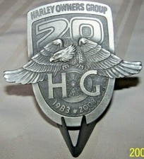 Harley Davidson Cochons Officer 2003 100th Anniversaire Chapter Médaillon Plaque