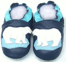 Chaussons en cuir souple