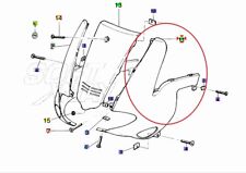 Carénage Gauche Rouge Pour