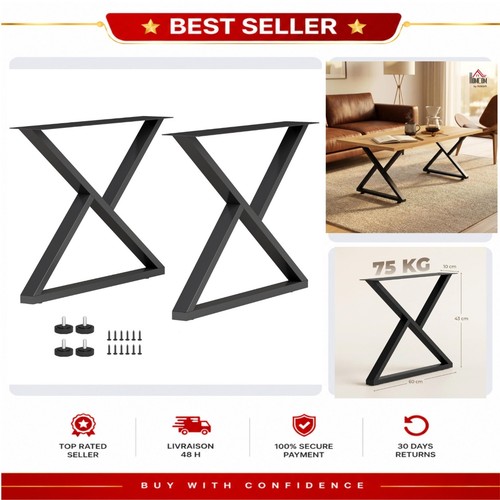 Lot pieds table en - lot, de