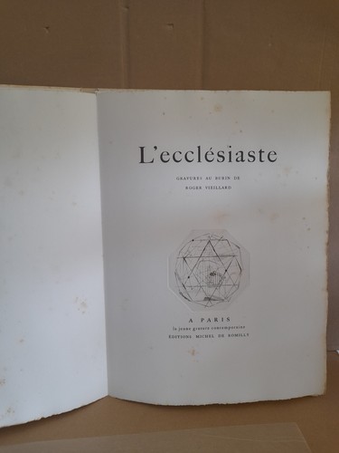 Ecclésiaste gravures au - l'ecclésiaste.,