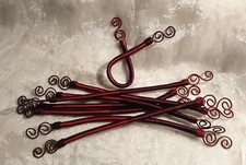 DéCO TABLE PASSEMENTERIE Marocaine  1 -  8 RONDS de SERVIETTE Choco/Cuivre NEUFS