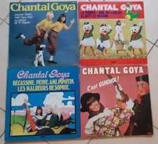 Lot Disques Vinyles de " CHANTAL GOYA"  4 LP 33 t + 6 disques 45 tours