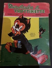 MOUSTACHE ET TROTINETTE MENSUEL.NUMEROS 4/5/8.ANNÉES 1957/1958.