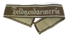 Bande de bras "Feldgendarmerie" - ALLEMAND WW2 ( matériel original )