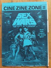 CINE ZINE ZONE - NUMERO 32 - SEX WARS - avec lettre de l'éditeur