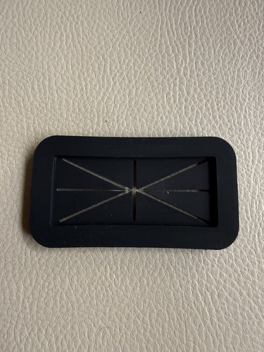 Plaque caoutchouc passe - plaque,