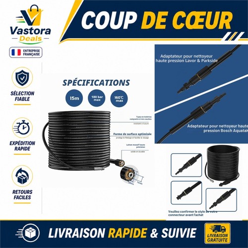 Tuyau déboucheur 15m pour - déboucheur,