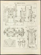 1891 plan ancien d - plan, d'une