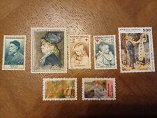 7 Timbres France Artiste