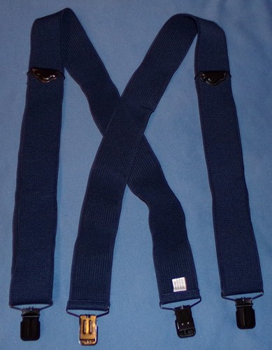Navy blue stretchy elastic - blue,