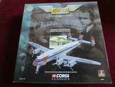 maquette avion .métal . lockheed constellation.  braniff int. airways . CORGI