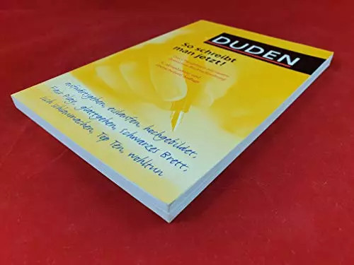 Duden schreibt man - so,