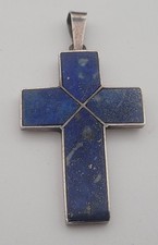 Pendentif Croix Vintage Argent