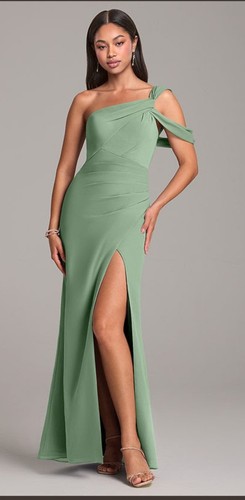 Robe longue azazie vert - longue,