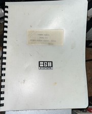 Bgw owner's manual model 203 original
