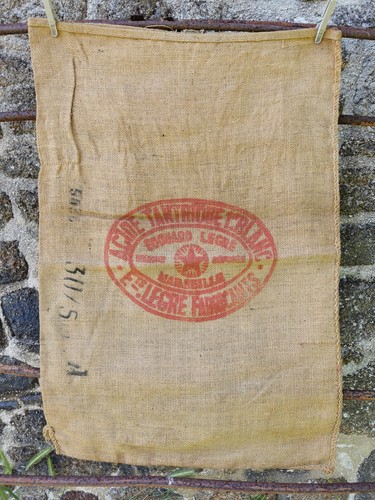 Ancien sac toile jute - toile,