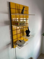 etagere vintage jaune 