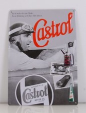 Castrol Plaque de Tôle Panneau Publicitaire Nostalgie Wakefield