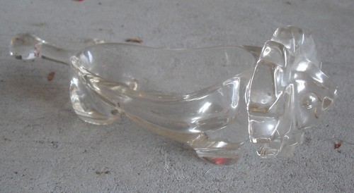 Unique heavy glass lion - unique,